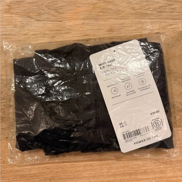 Women's Black Sleeveless With Ease 2.0 Tank Top - Picture 4 of 7